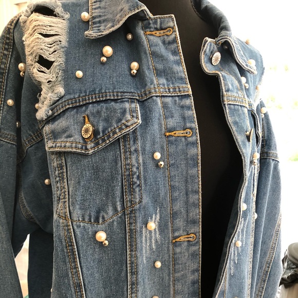 Jeweled Jean jacket ✨💎 - Picture 2 of 8